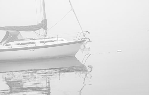 Boats In Fog