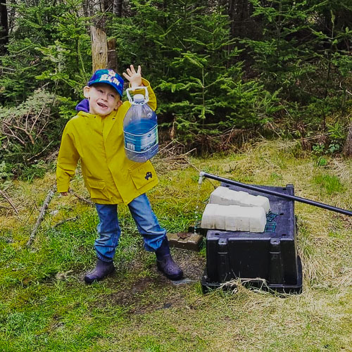 Thomas Fetching Water